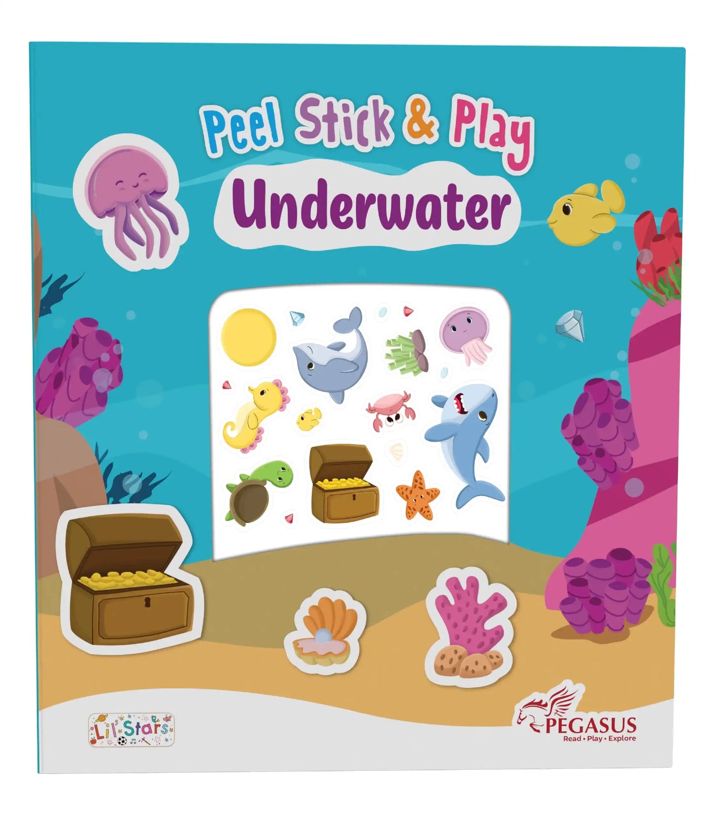 Underwater World-Peel, Stick & Play