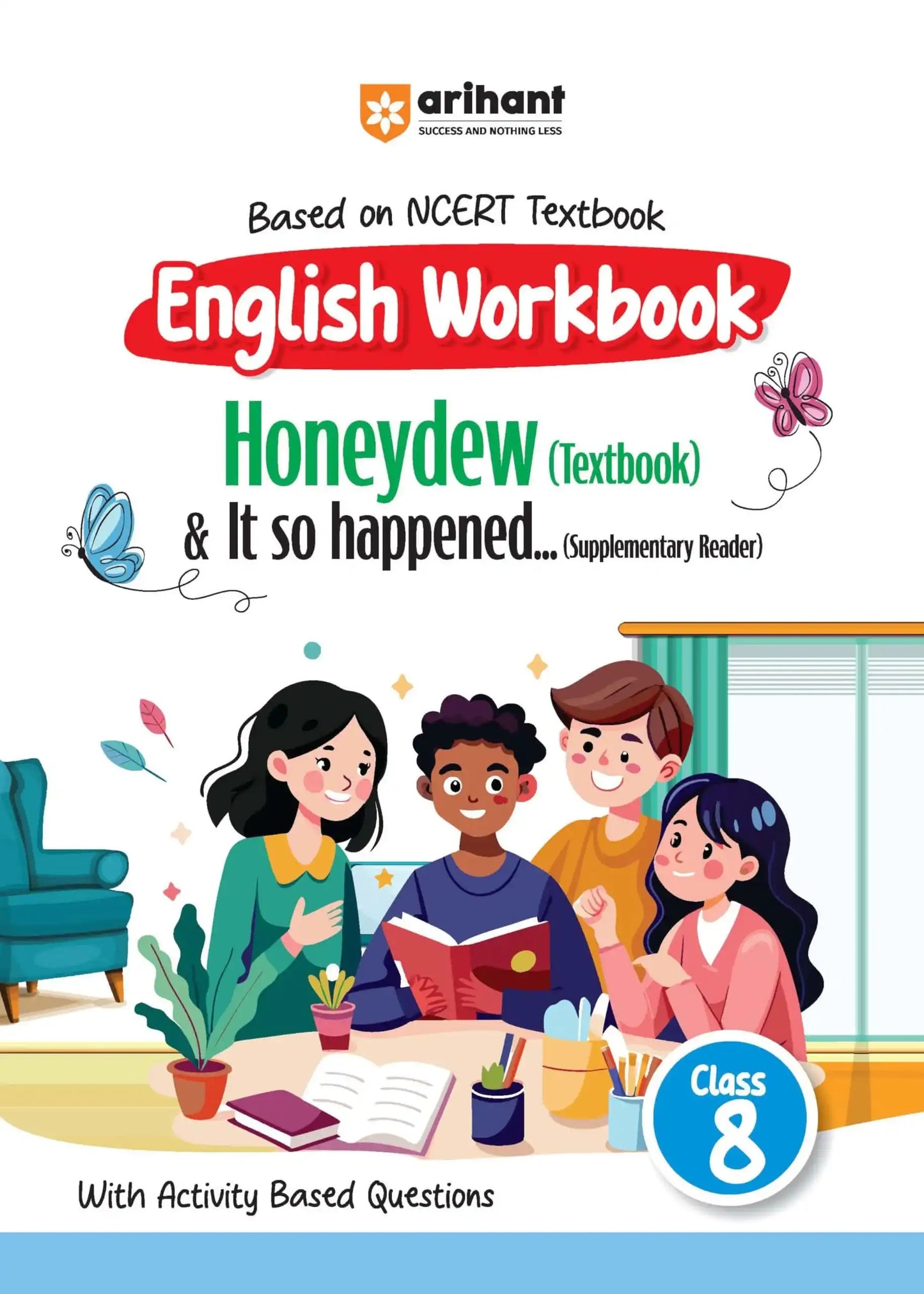 Arihant Ncert English W/B 8
