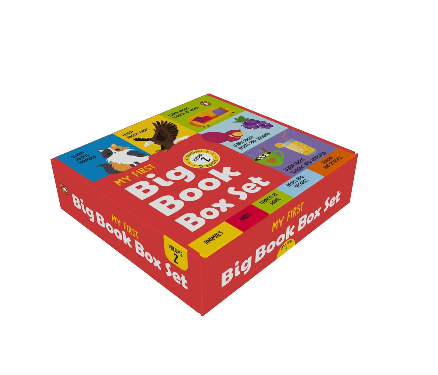 My First Big Book Box - Vol. 2 (5 Books Pizza Box)