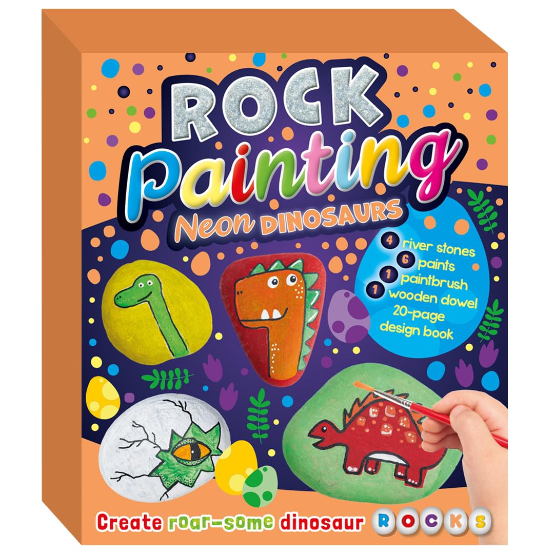 Rock Painting Neon Unicorns: Create magical unicorn rocks