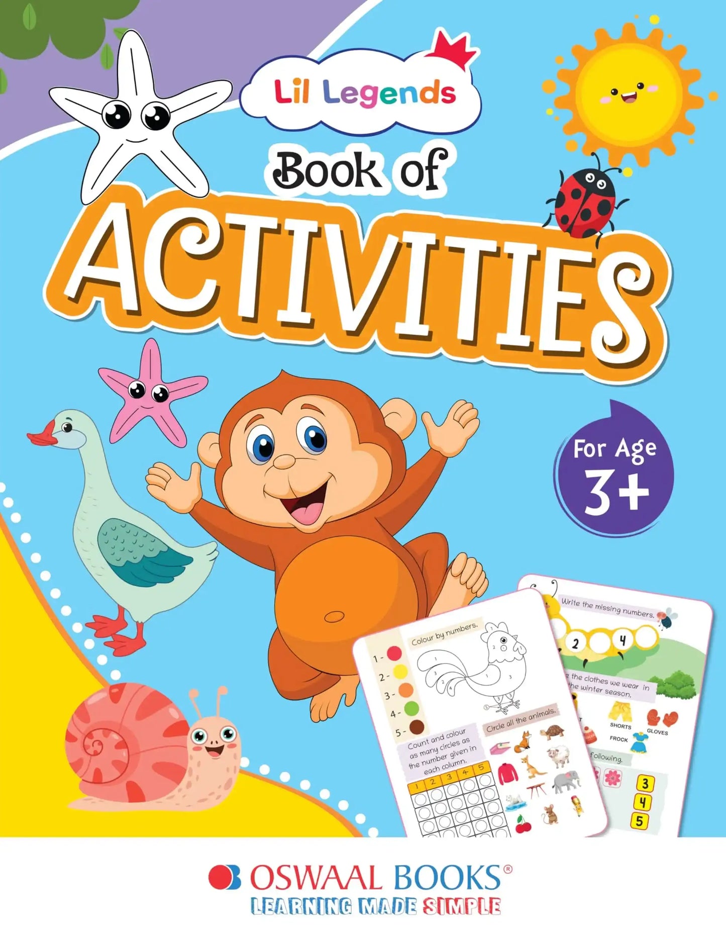Oba Lil Legends Book Of Activities Age 3+