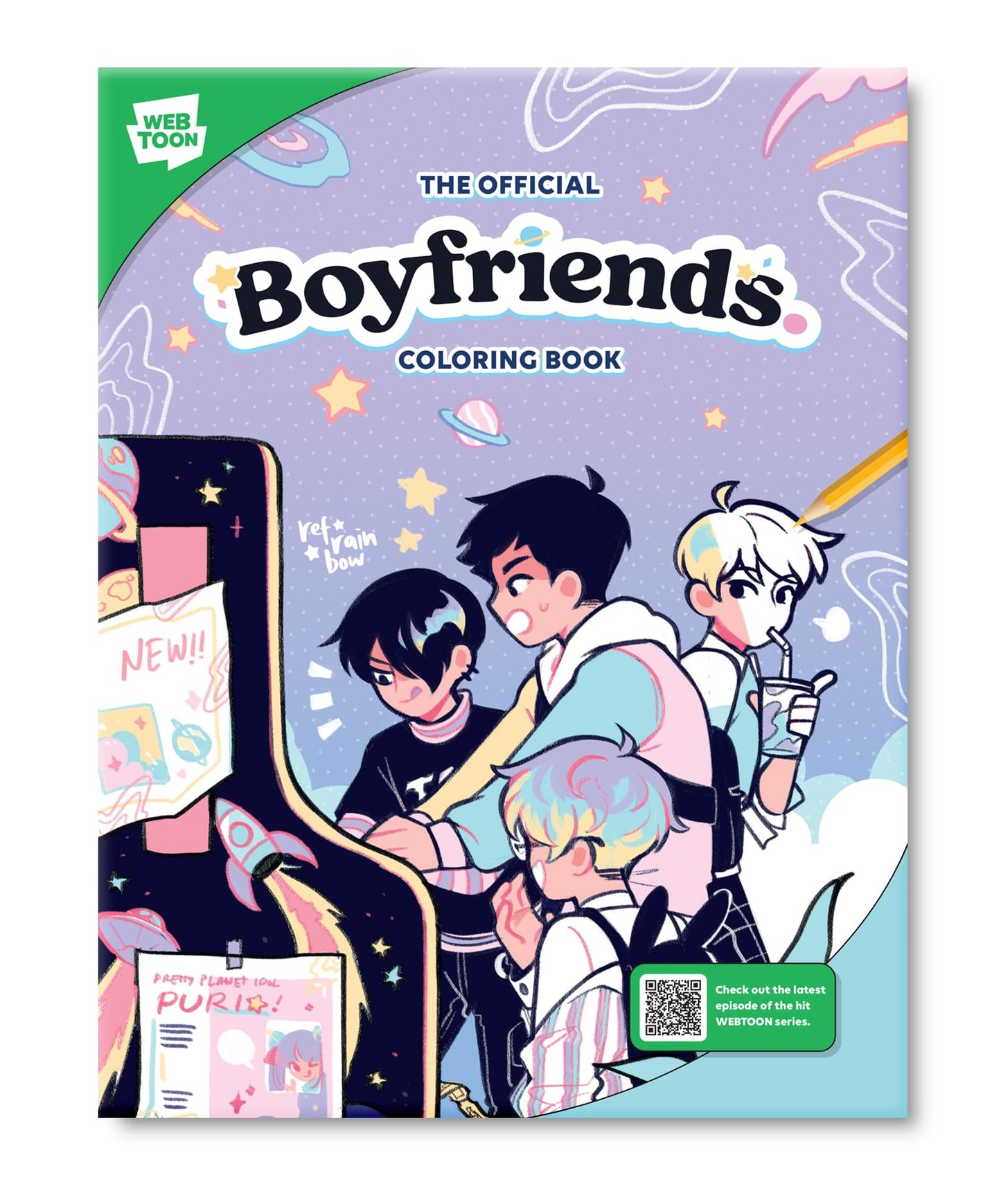 The Official Boyfriends. Coloring Book