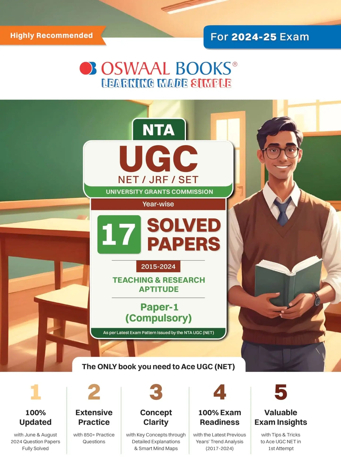 Oba Nta Ugc Net/Jrf/Set 17 Yrs Solved (2015-2024)