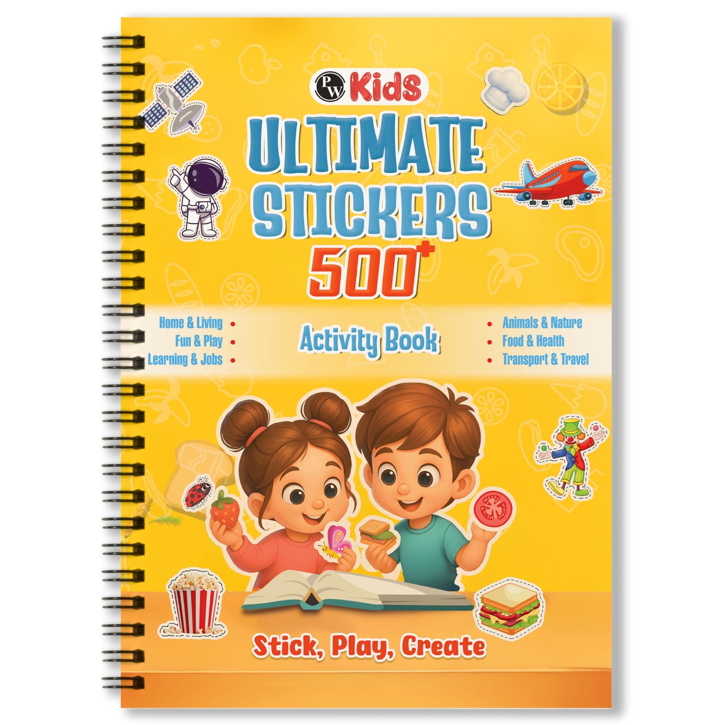 Pw Stick, Play, Create 500+ Ultimate Stickers' Activity Collection