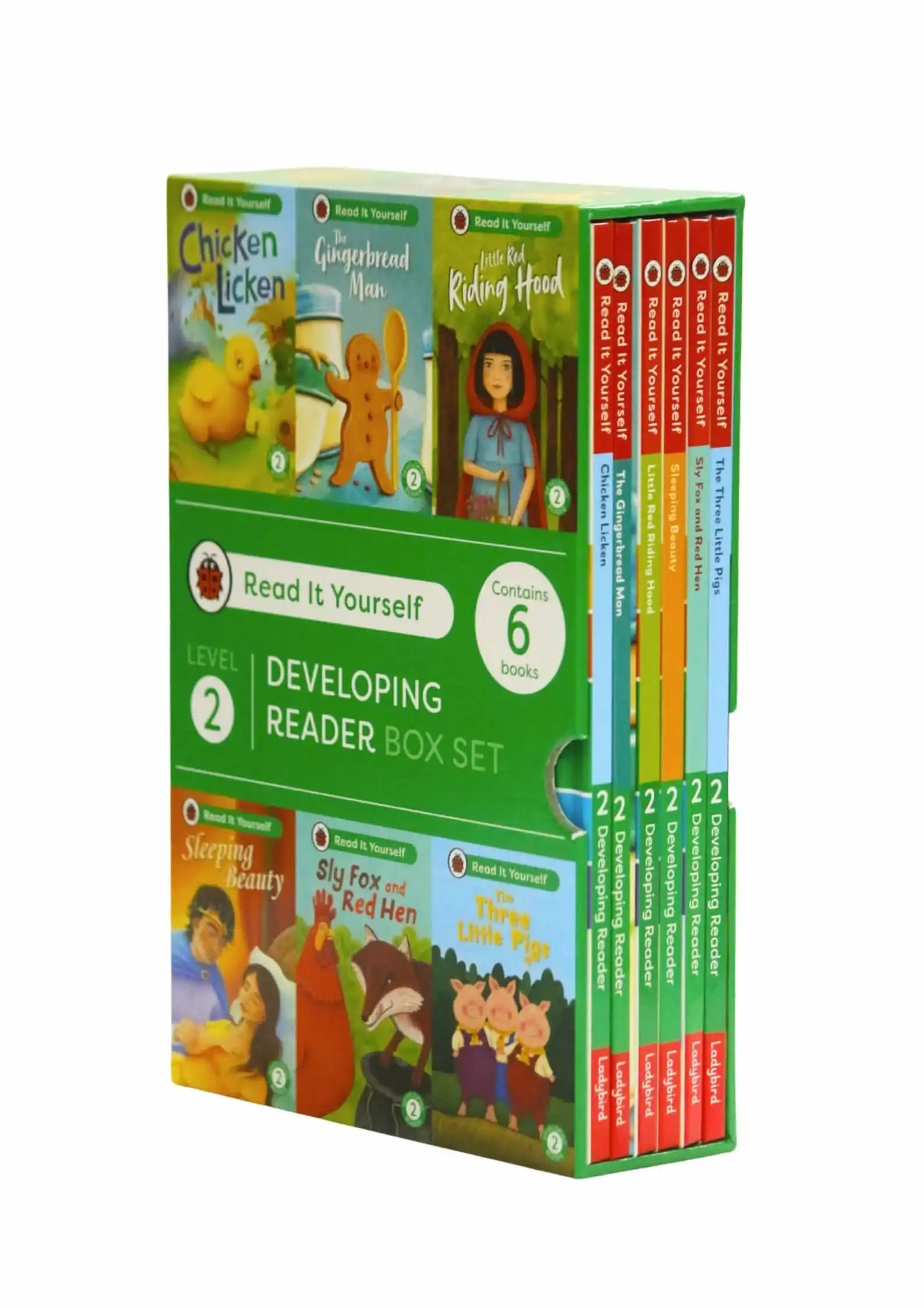Ladybird Riy Level 2 - Developing Reader (06-Book Box) Slip Case