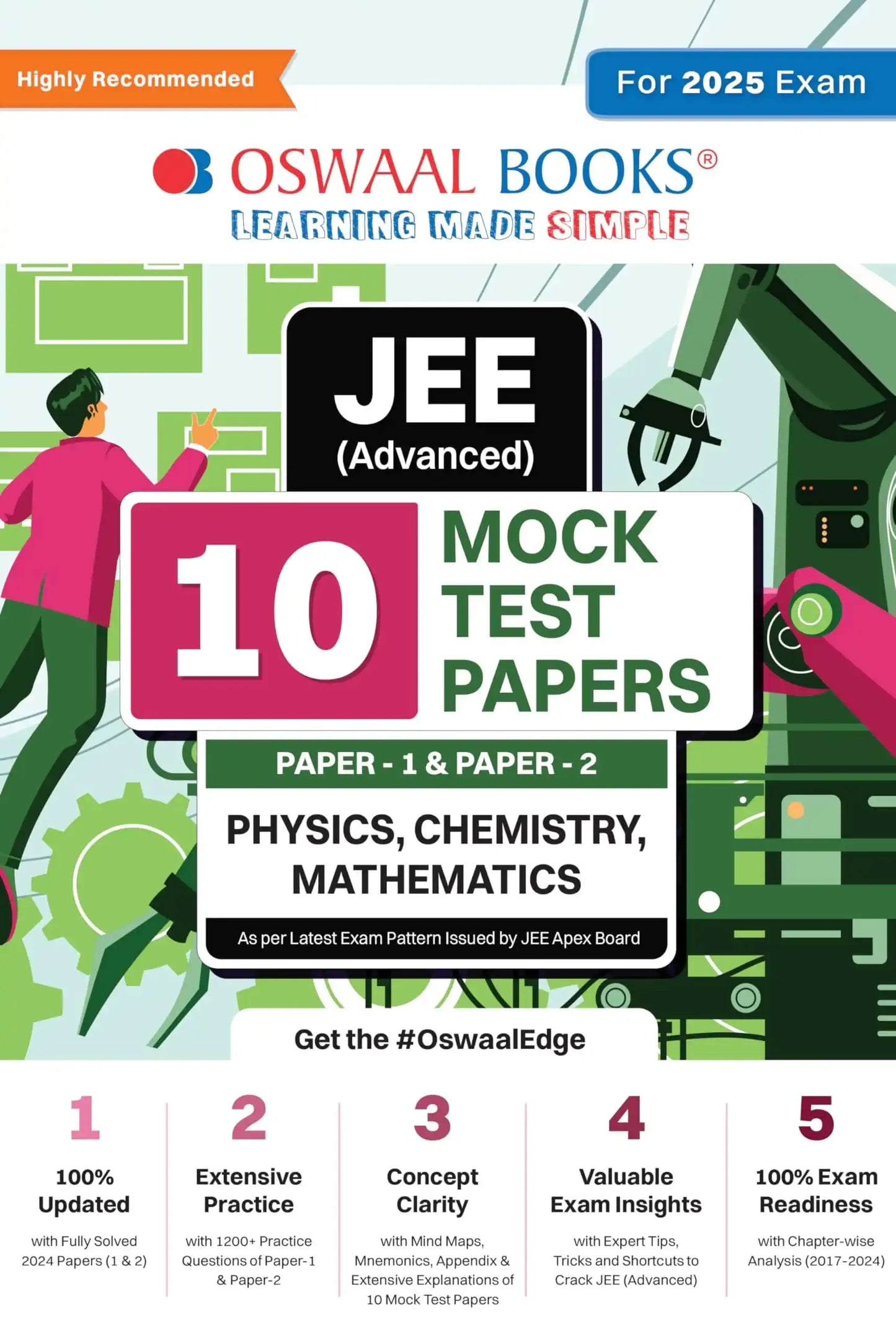Oba Jee Advance 10 Mock Test Paper Pcm (2025)