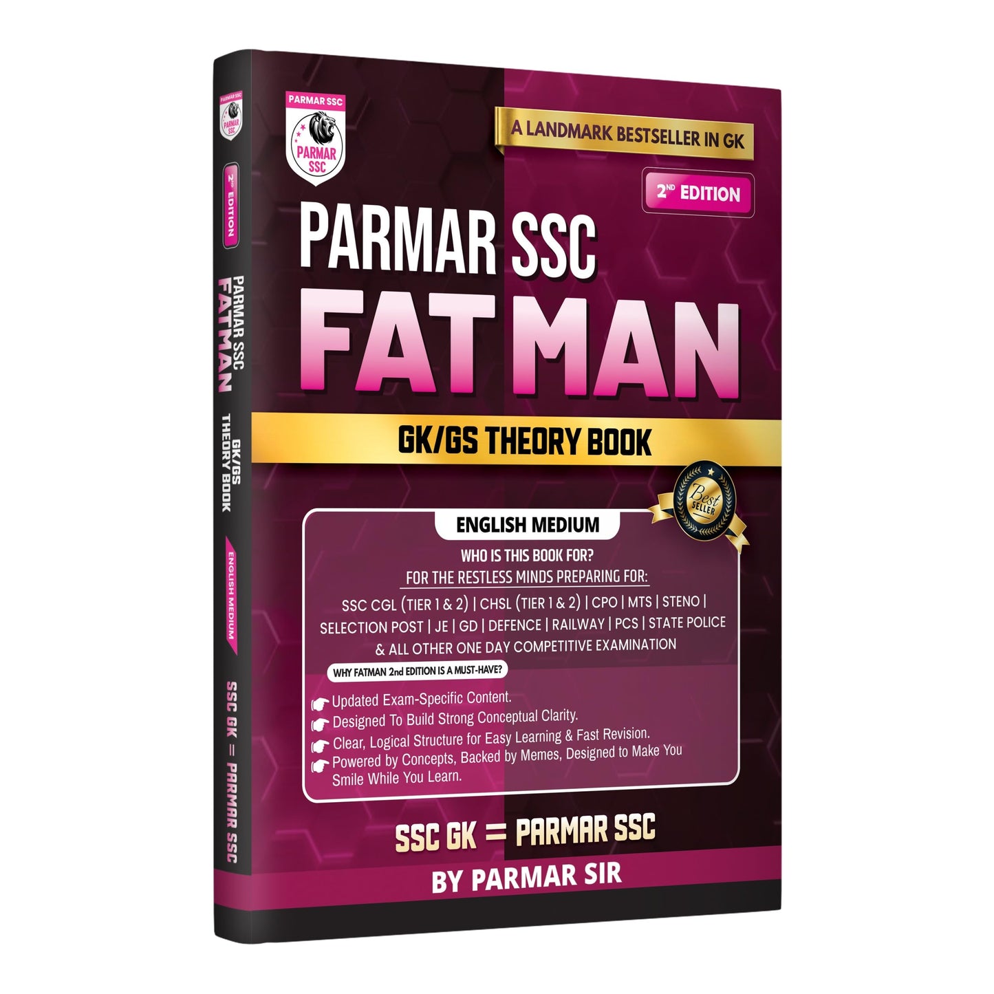 PARMAR SSC Fatman | GK/GS Theory Book:Useful For SSC CGL and CHSL (Tie