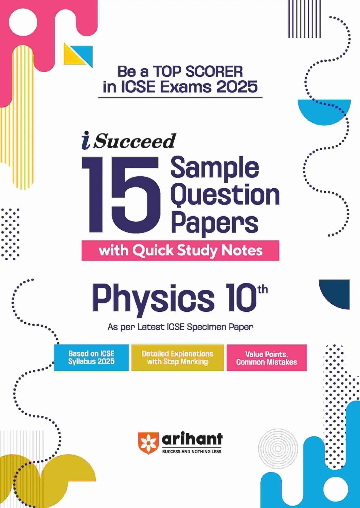 Arihant Icse Sqp Physics Bk 10