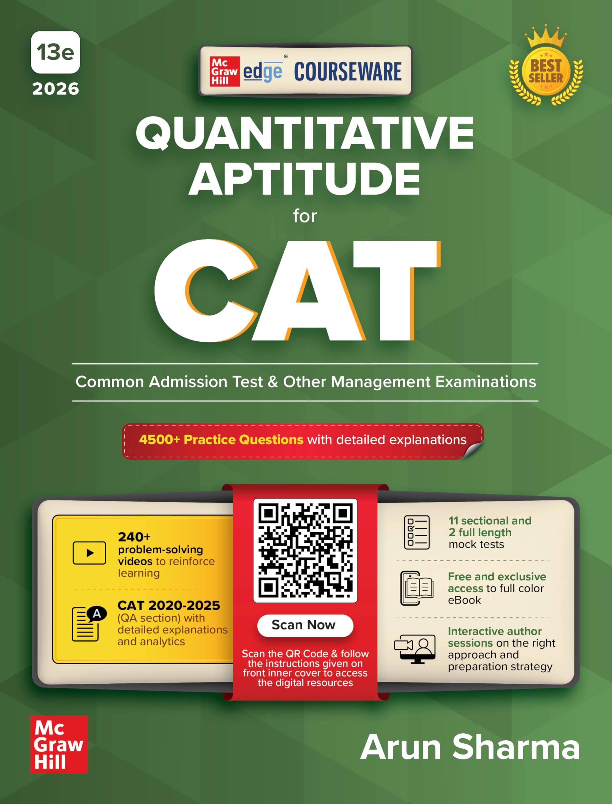 Quantitative Aptitude for CAT 2026:Solved QA PYQs (2020-25) | 4500+ Pr