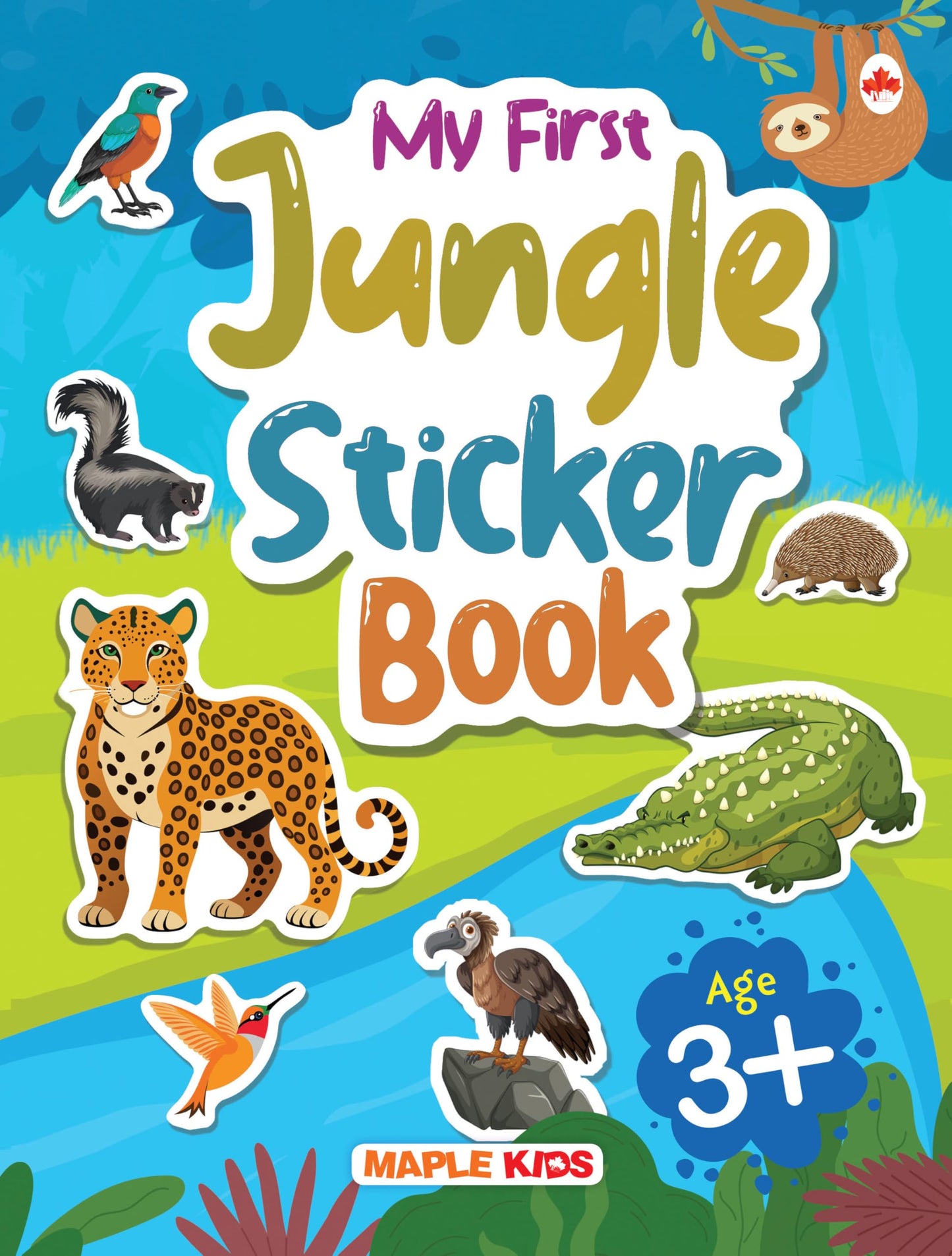 My First Sticker Book - Jungle - Activity Book for Kids - Stickers for Children - Age 3+ Years