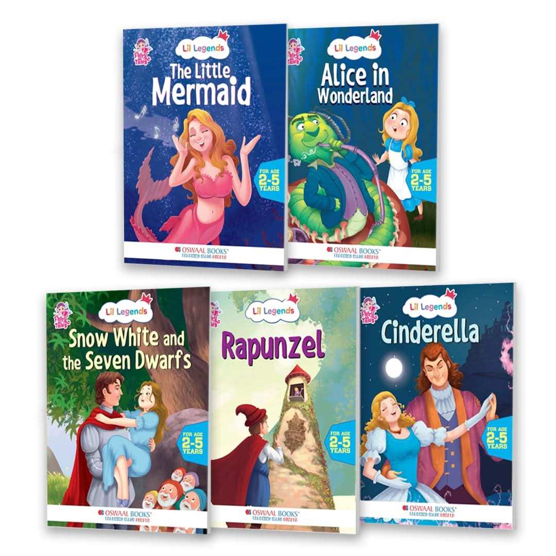 Oba Lil Legends Fairy Tales Bed Time Bk'S For 2-5 Y/O (Set Of 5)