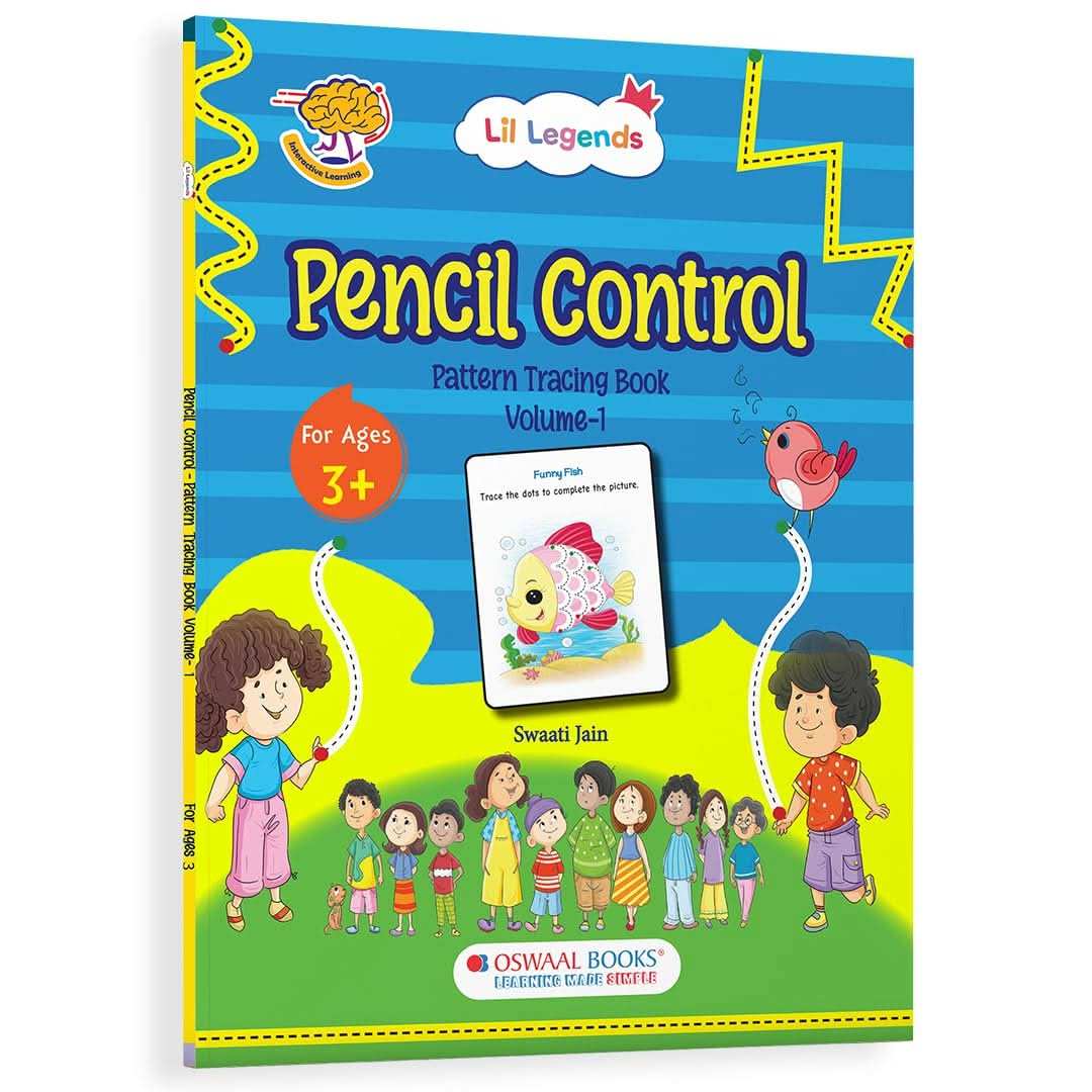 Oba Lil Legends My First Bk Of Patterns & Pencil Ctrl