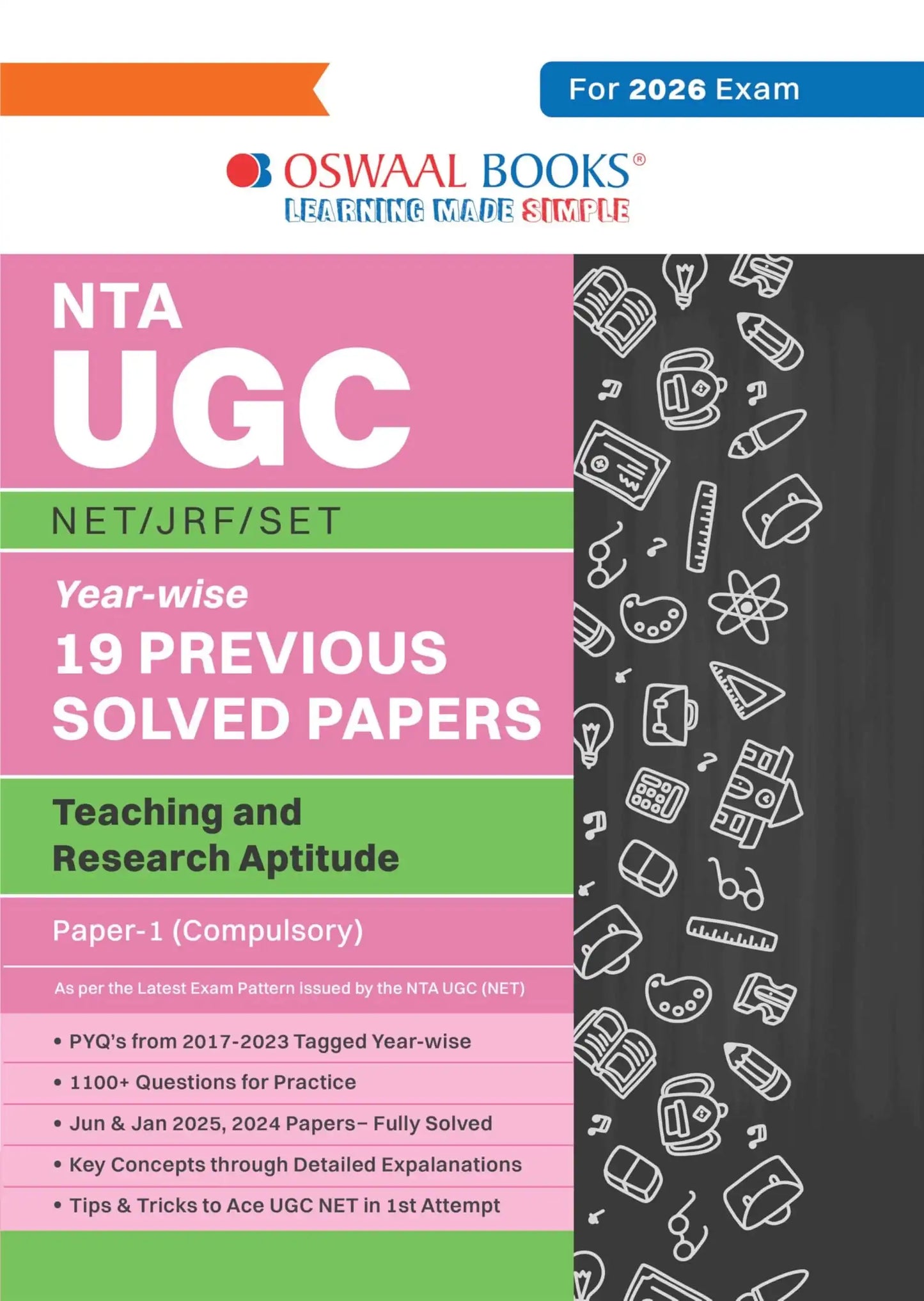Oba Nta Ugc Net/Jrf/Set Paper -1 19 Previous Solved Papers