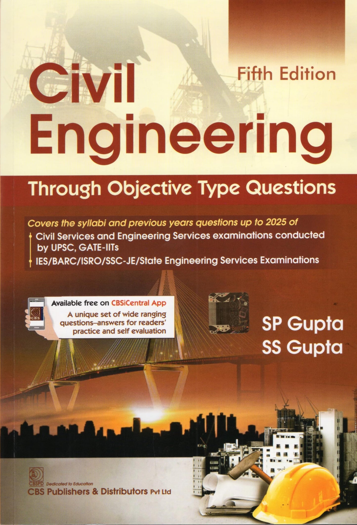 CIVIL ENGINEERING THROUGH OBJECTIVE TYPE QUESTIONS 5TH EDITION , 2026