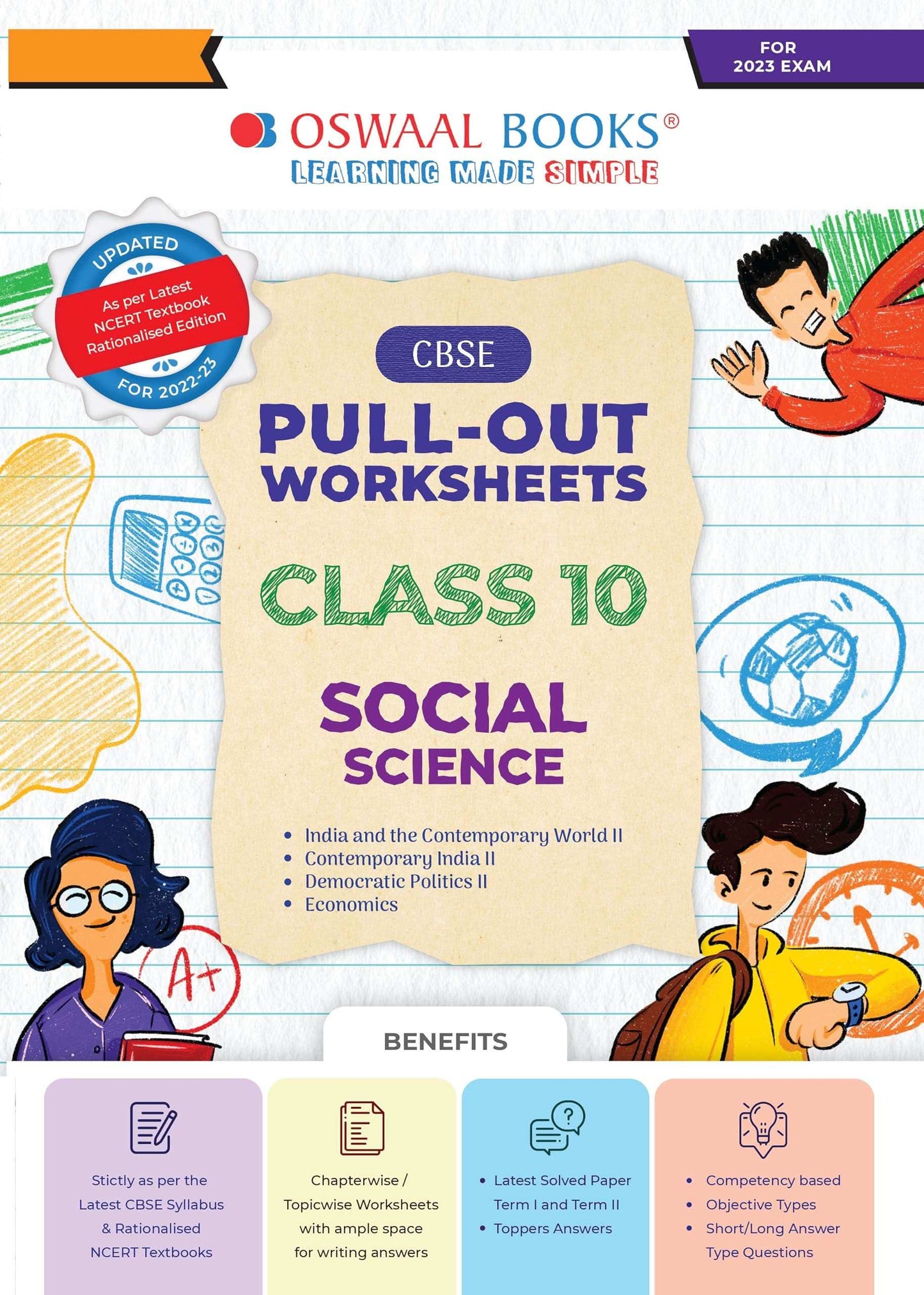 Oba Cbse W/Sheet S.Science Bk 10