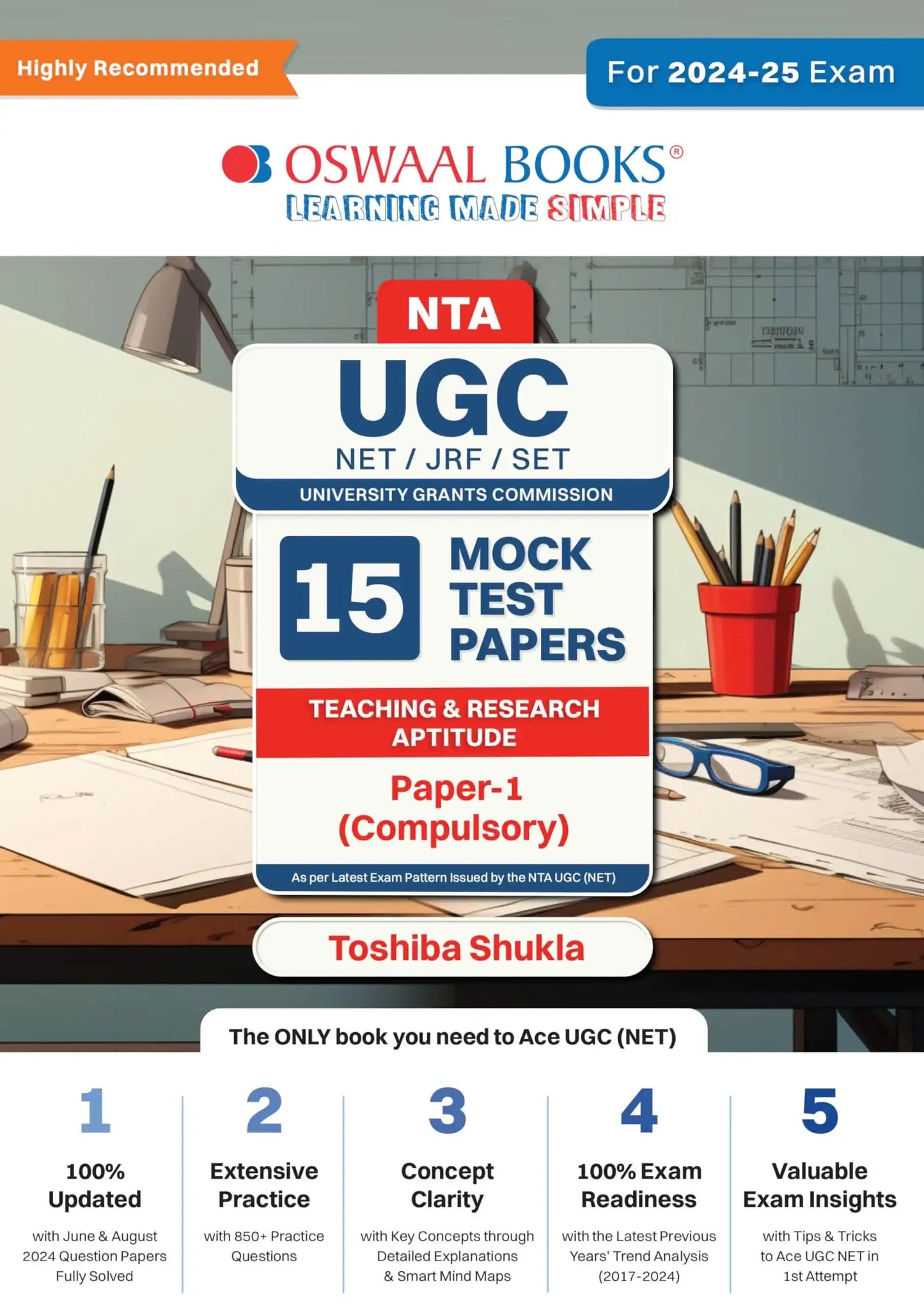 Oba Nta Ugc Net/Jrf/Set 15 Yrs Mtp Teachers & Research Aptitude (Paper-1)