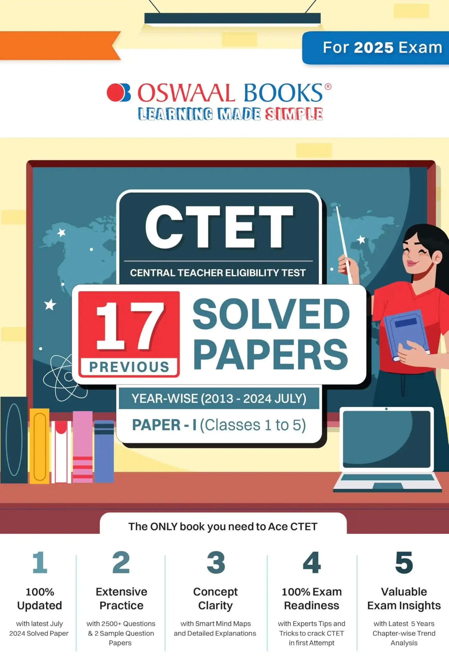 Oba Ctet 17 Yrs Solved Paper-1 (Class 1-5)