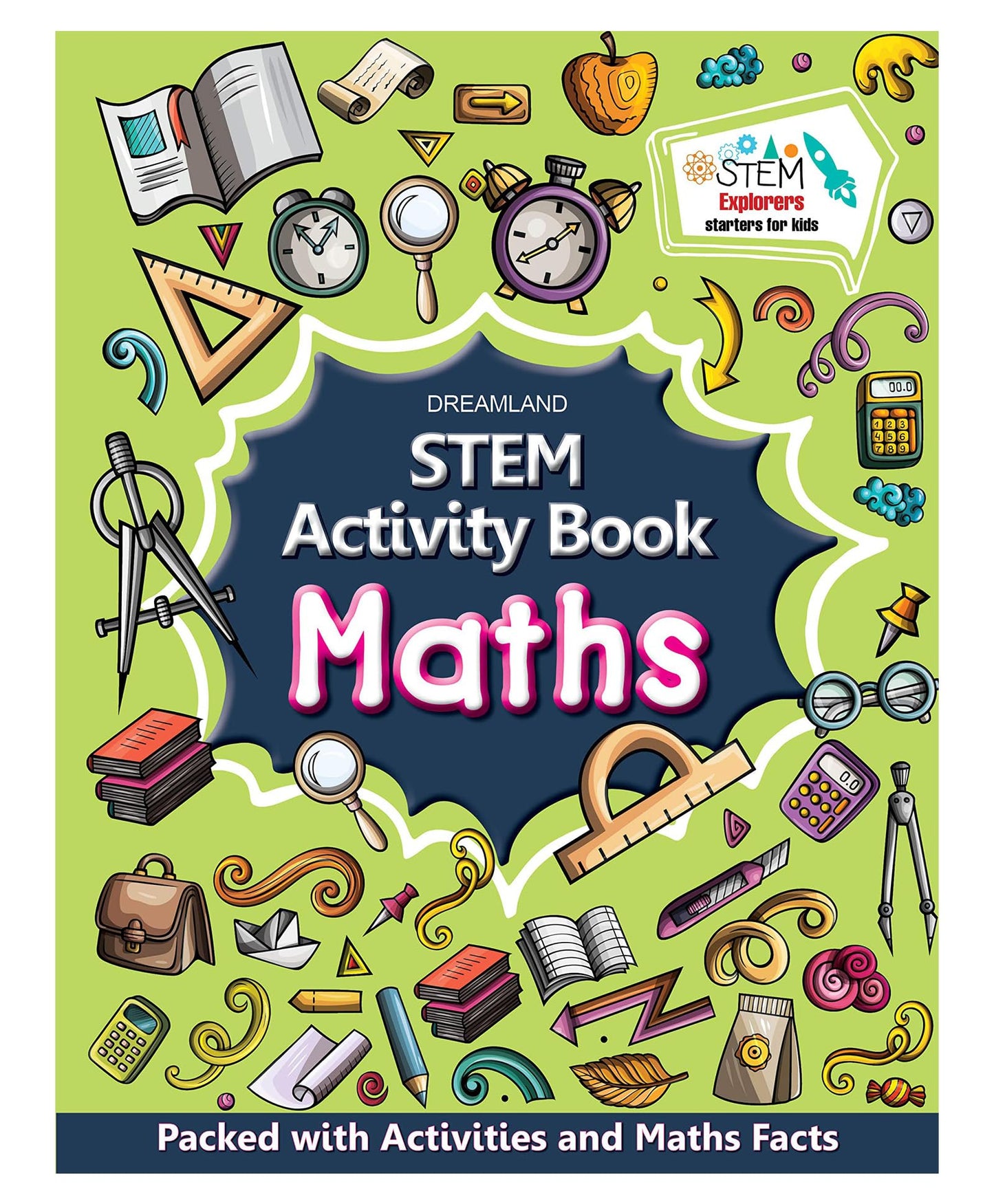 Maths - STEM Activity Book for Children Age 6-12 years - Packed with Activities and Science Facts