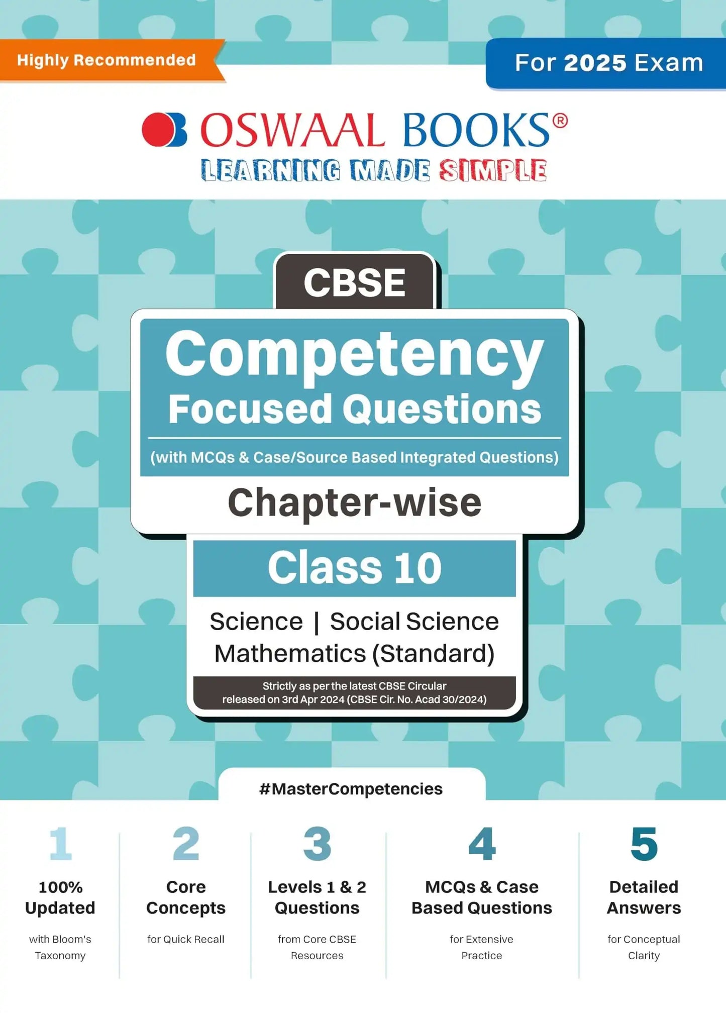 Oba Cbse Chapter Wise (Science,S.St,Maths Standard) Bk 10