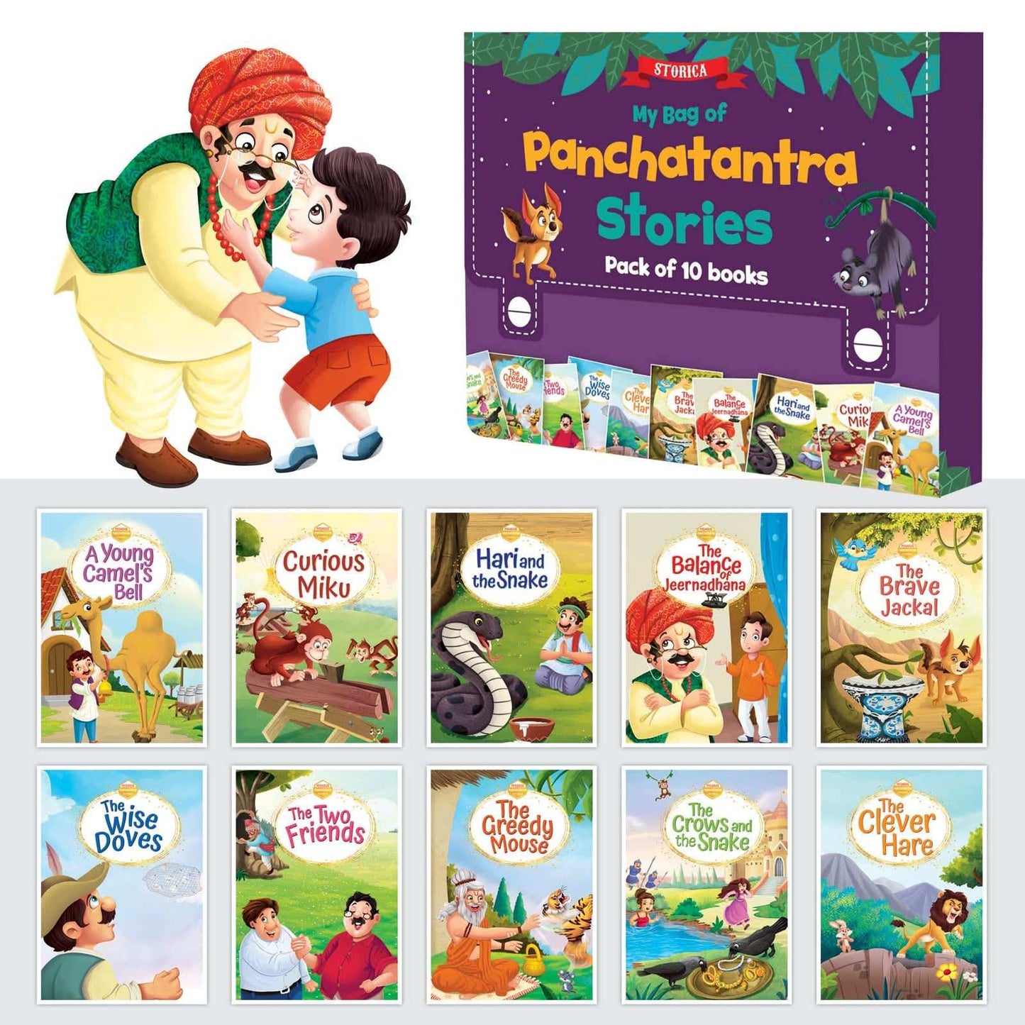 Panchtantra-Amazing Story Bag - 10 Book Set
