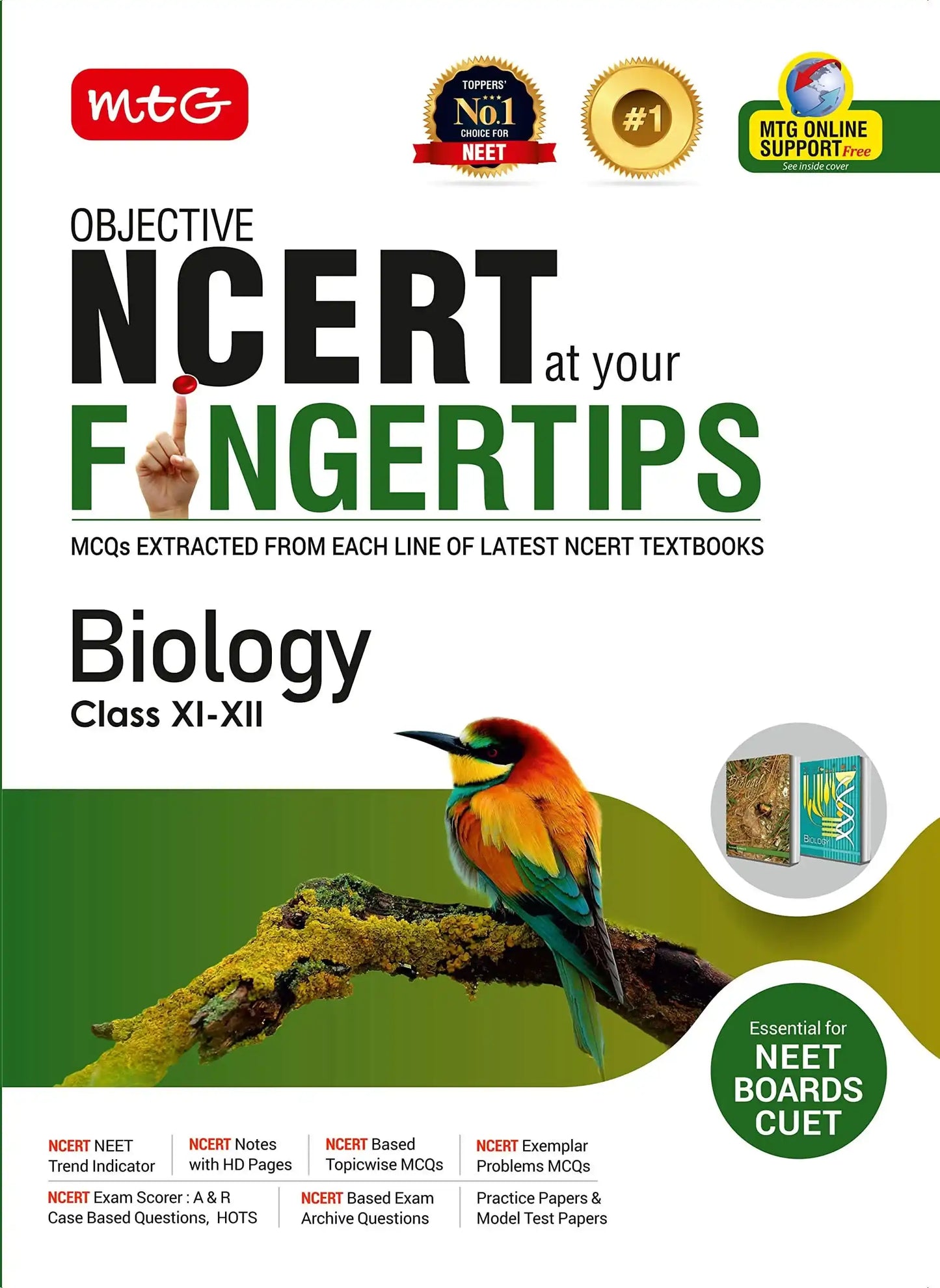 Mtg Ncert Fingertips Biology Bk 11 & 12