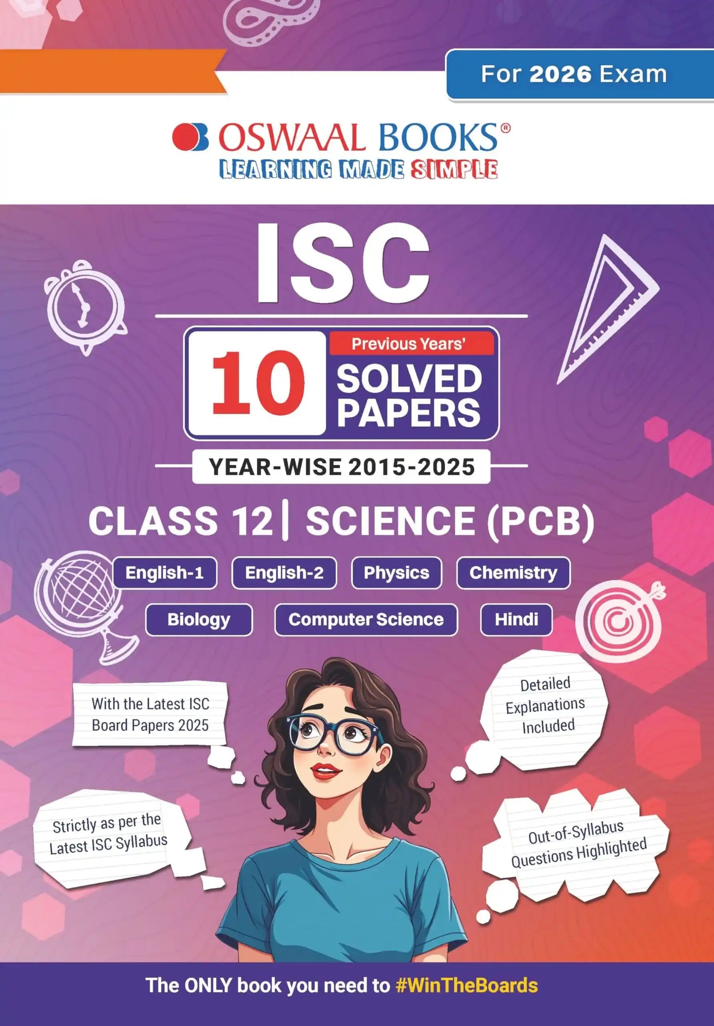 Oba Isc 10 Yrs Solved Science 12 (Pcb) 2026