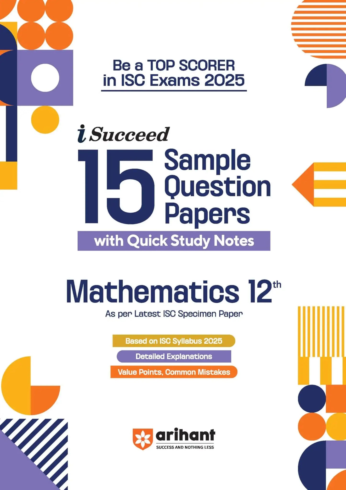 Arihant Isc Sqp Math Bk 12