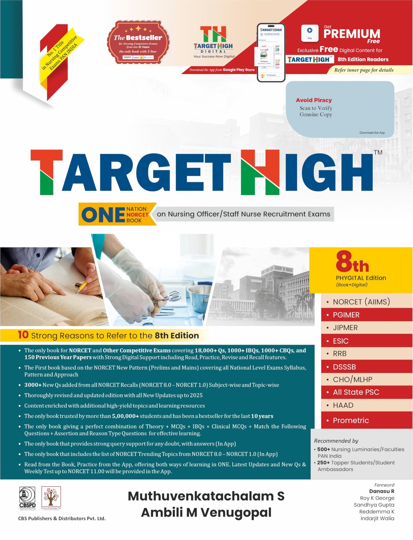 Target High One Nation One Book on Nursing Officer Staff Nurse Recruit