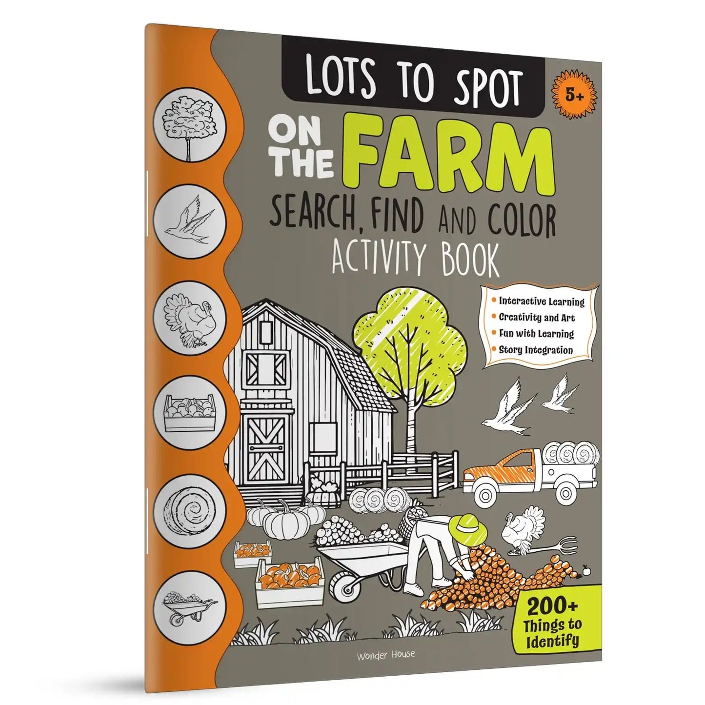 Lots To Spot On The Farm: Search, Find And Color Activity Book
