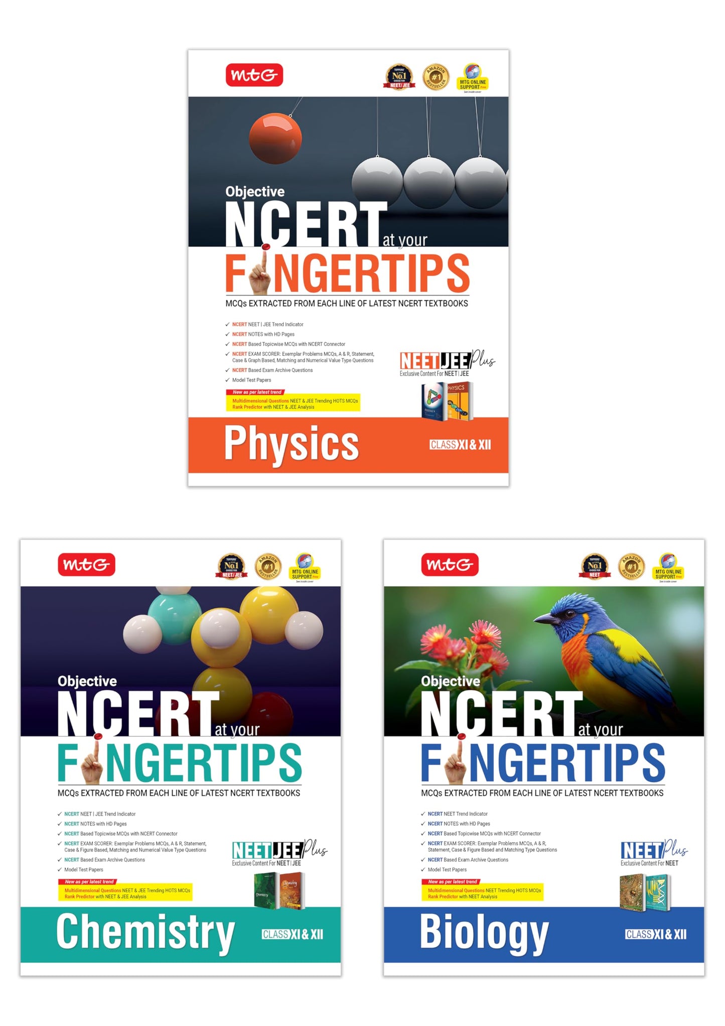 Objective Ncert at Your Fingertips Physics, Chemistry and Biology Comb