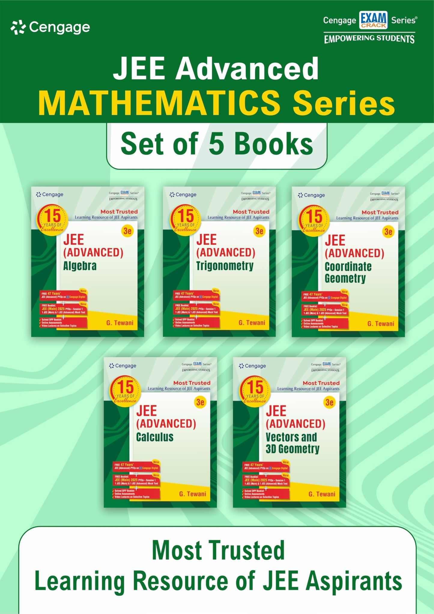 Mathematics Combo for Jee Advanced with Free 47 Years Jee Advanced Pyq