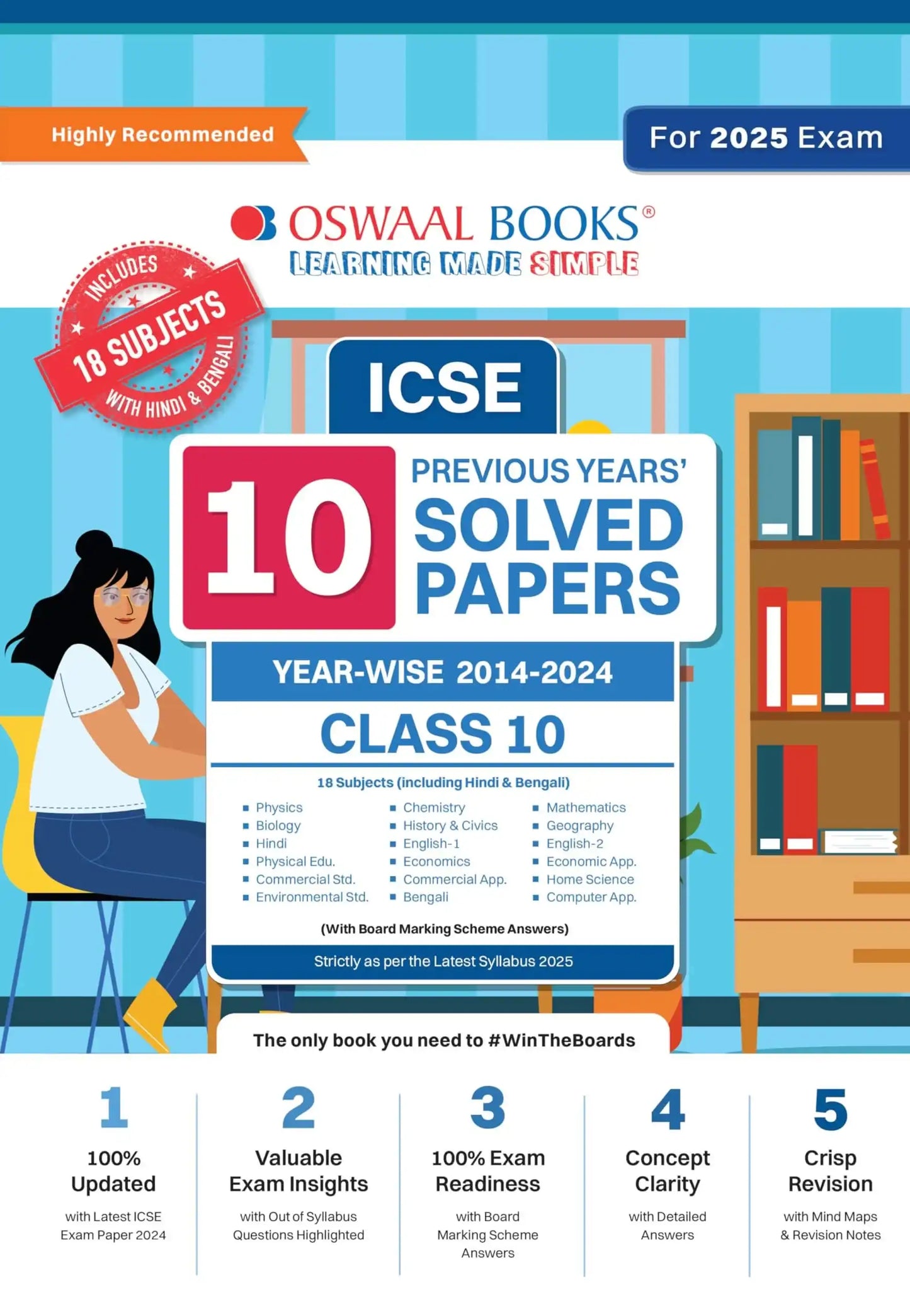 Oba Icse 10 Years Solved Papers (Combined 2025)