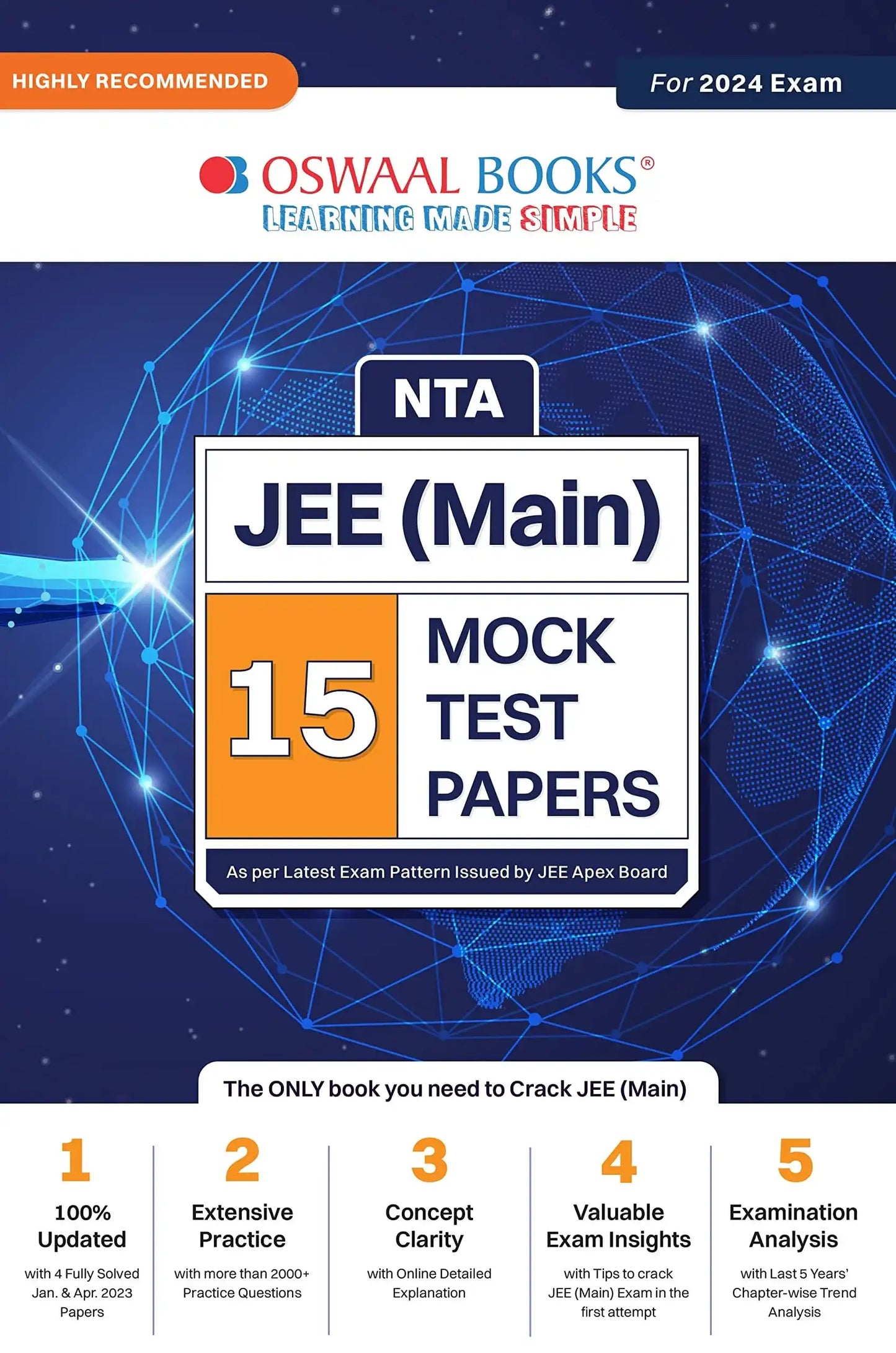Oba Jee Main Mock Test 15 Sample Paper (2024)
