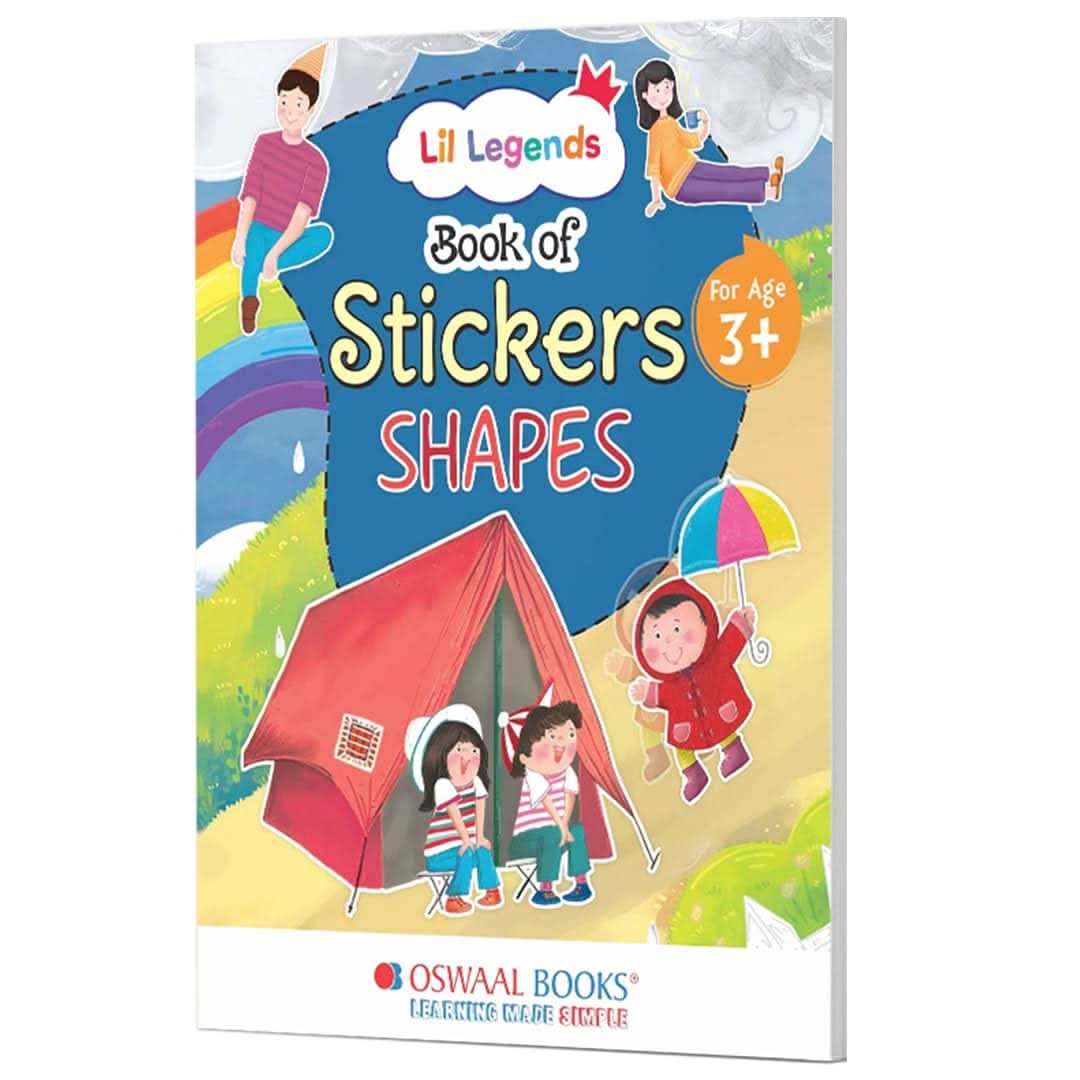 Oba Lil Legends Bk Of Stickers For Kids Age 3+(Learn About Shapes)