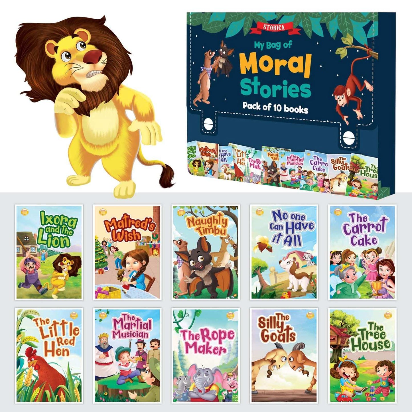 Moral-Amazing Story Bag (10 Book Set)