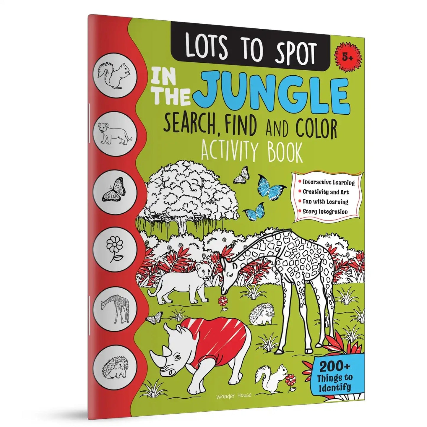Lots To Spot In The Jungle: Search, Find And Color Activity Book