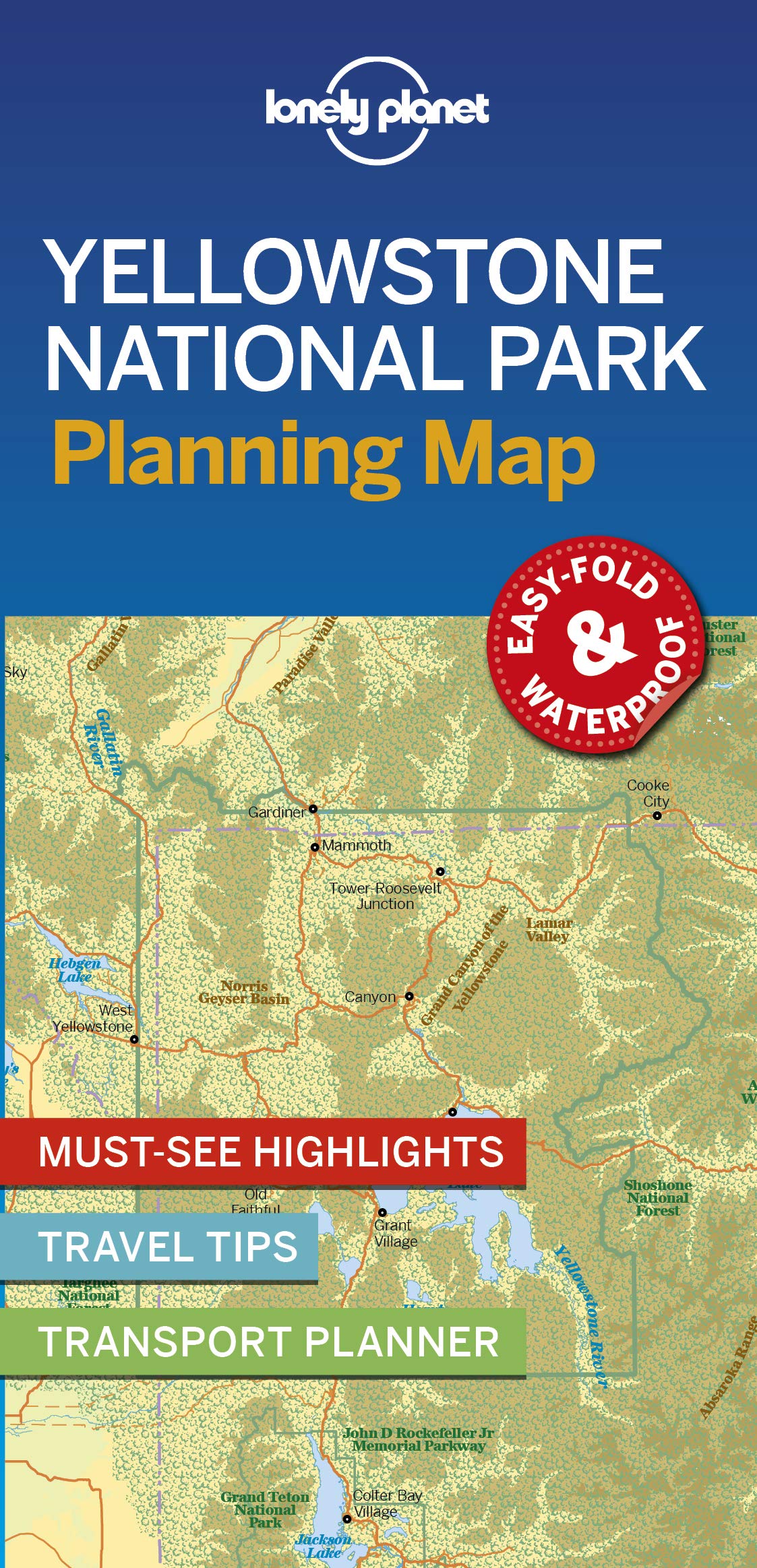 Yellowstone National Park Planning Map 1