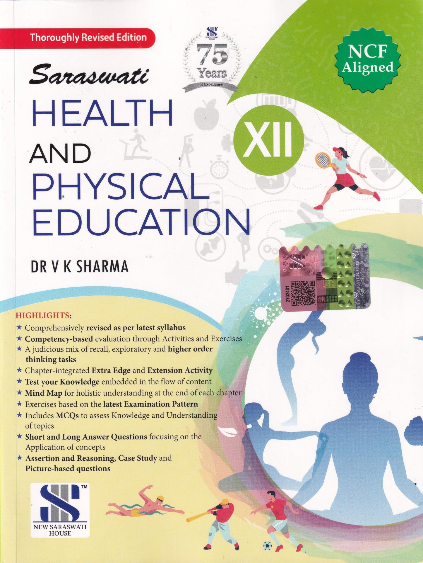 New Saraswati Health and Physical Education for CBSE Class 12 | Latest updated book for 2026-27 Examnination | School Books