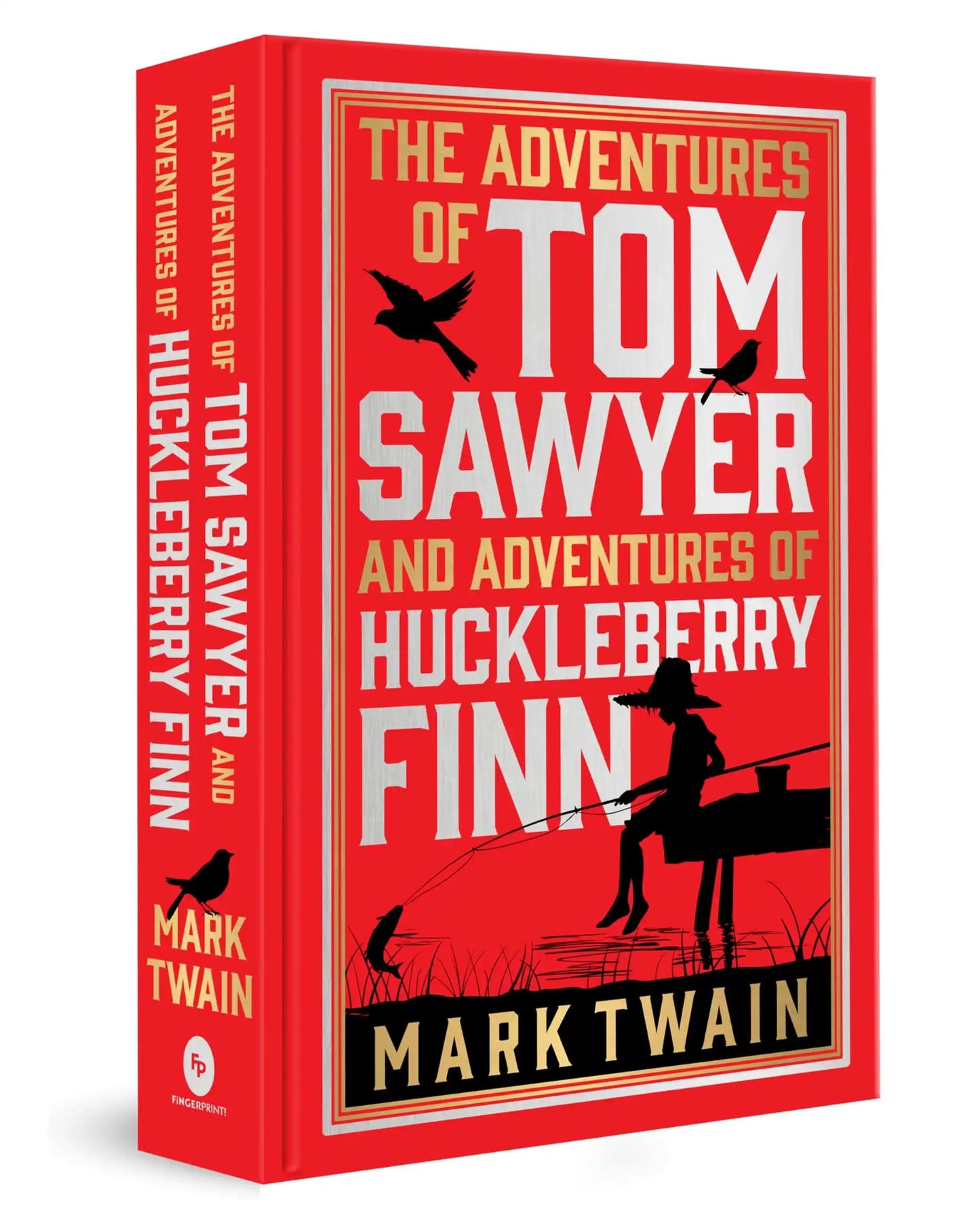 The Adventures Of Tom Sawyer & Adventures Of Huckleberry Finn (Deluxe Hardbound Edition)
