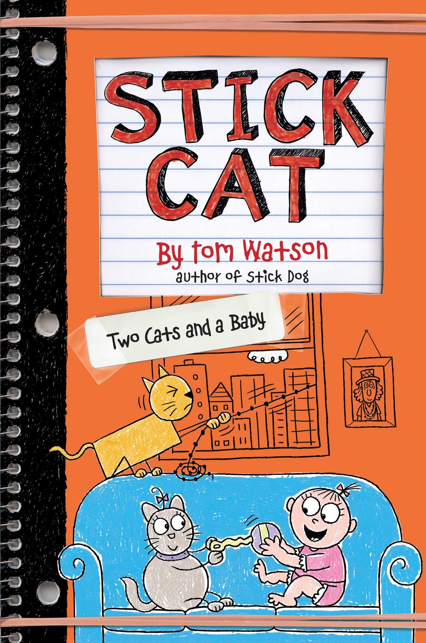 Stick Cat: Two Cats And A Baby