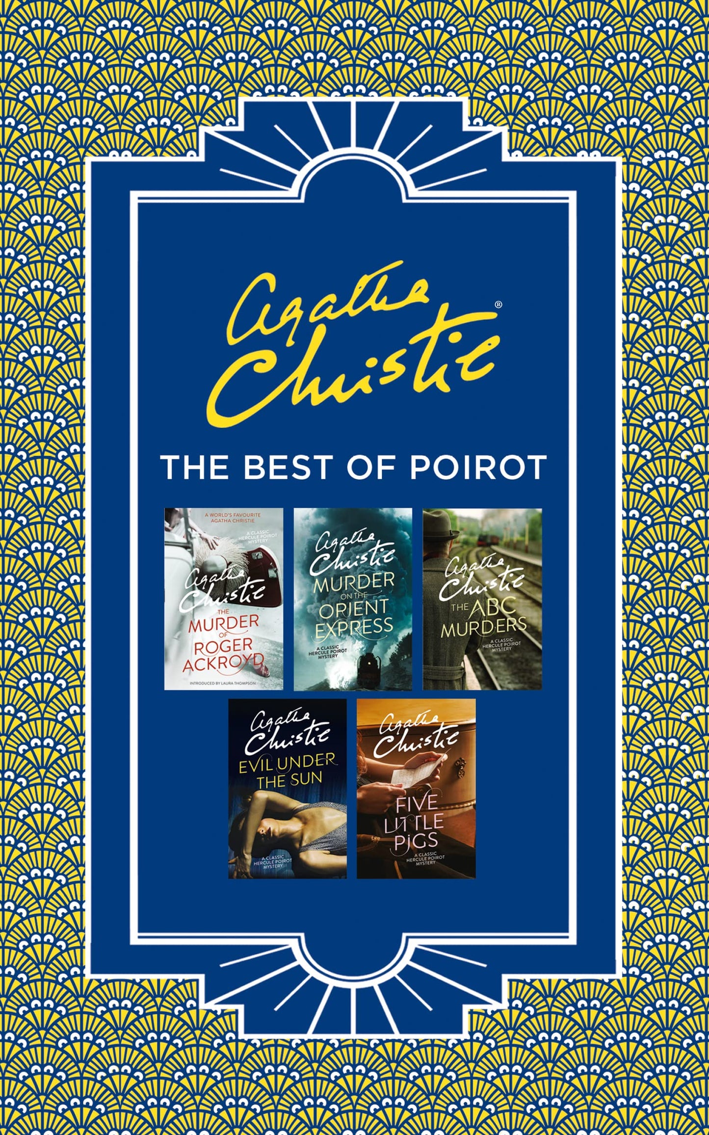 Best of Poirot: The Murder of Roger Ackroyd, Murder on the Orient Express, ABC Murders, Evil Under the Sun and Five Little Pigs