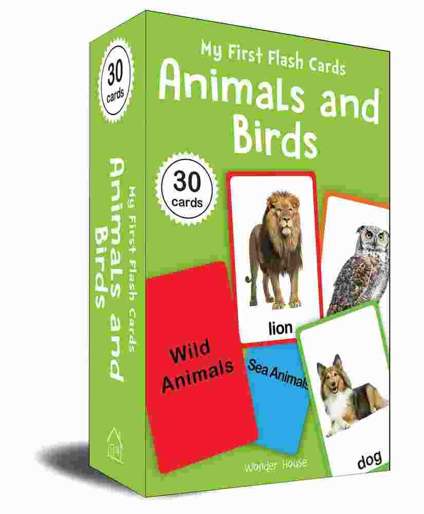 My First Flash Cards Animal And Birds : 30 Early Learning Flash Cards For Kids