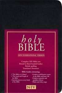 NIV Popular Bible Black Bonded Leather