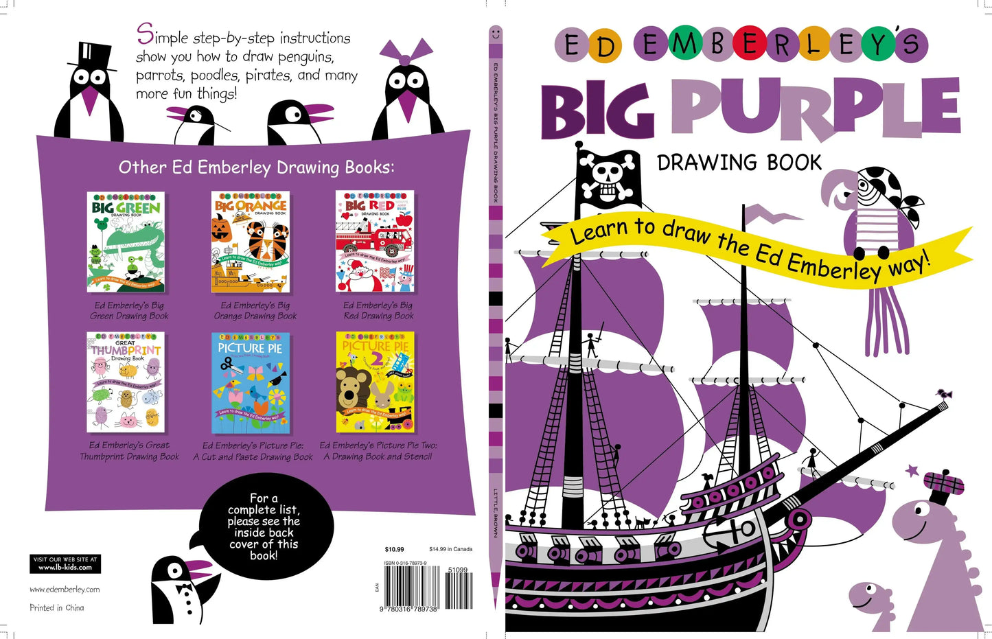 Ed Emberley's Big Purple Drawing Book>