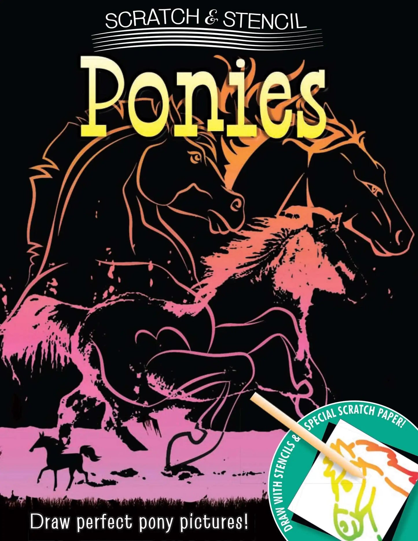 Scratch & Stencil: Ponies>