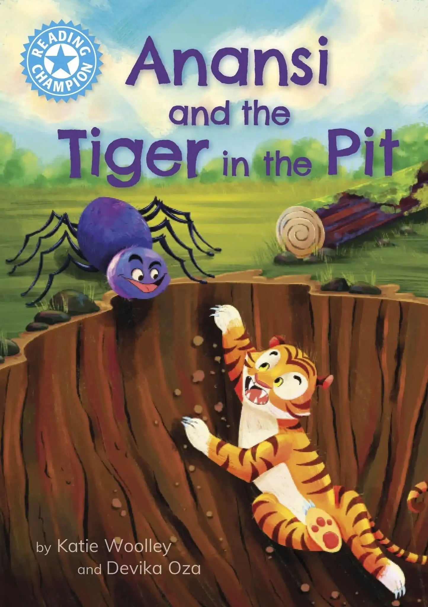 Reading Champion: Anansi and the Tiger in the Pit: Independent Reading Blue 4