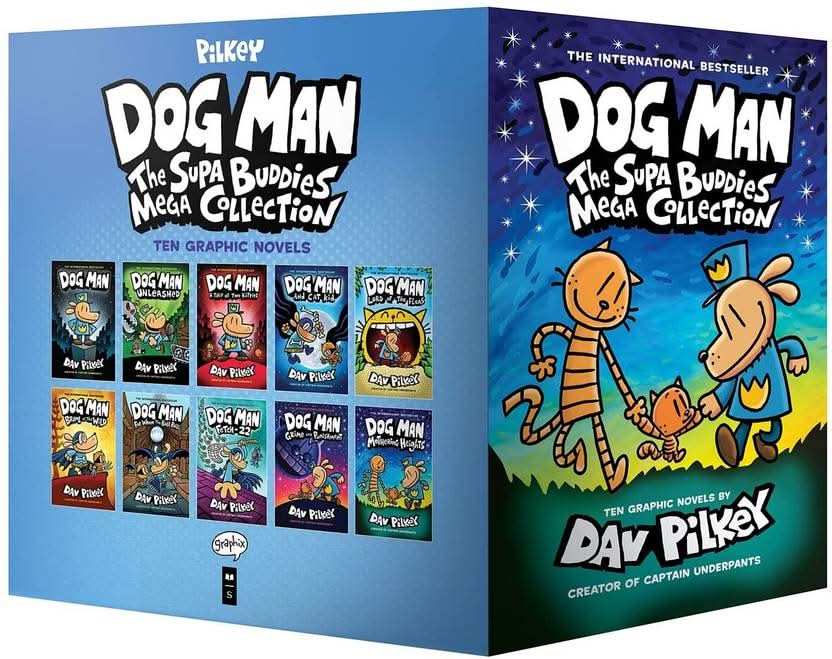 Dog Man: The Supa Buddies Mega Collection (Dog Man #1-10 Boxed Set)
