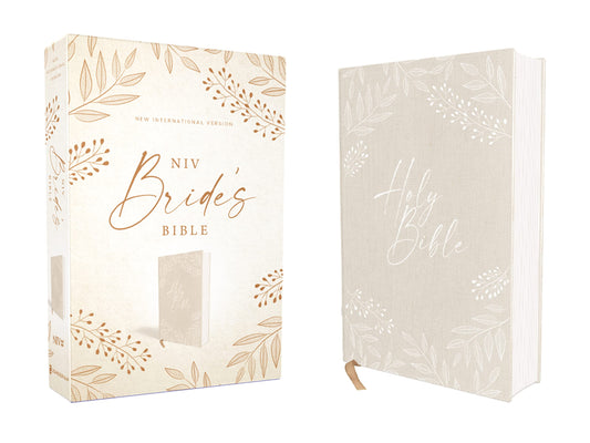 Niv, Bride'S Bible, Cloth Over Board, Cream, Red Letter, Com
