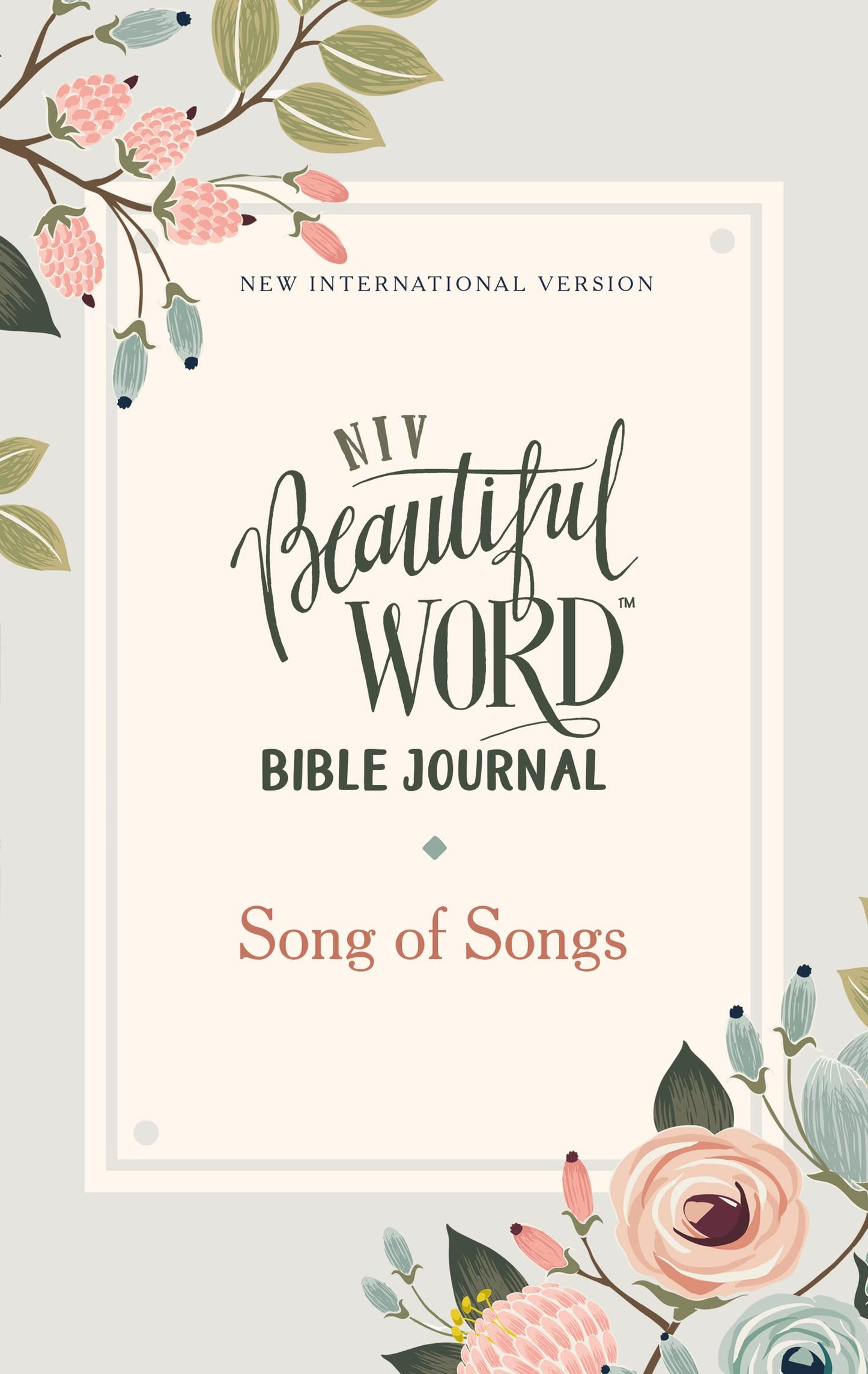 Niv, Beautiful Word Bible Journal, Song Of Songs, Paperback,