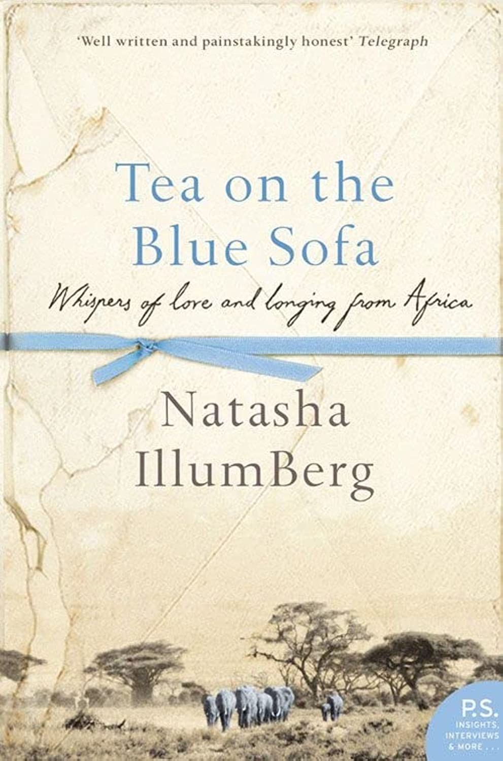 Tea On Blue Sofa